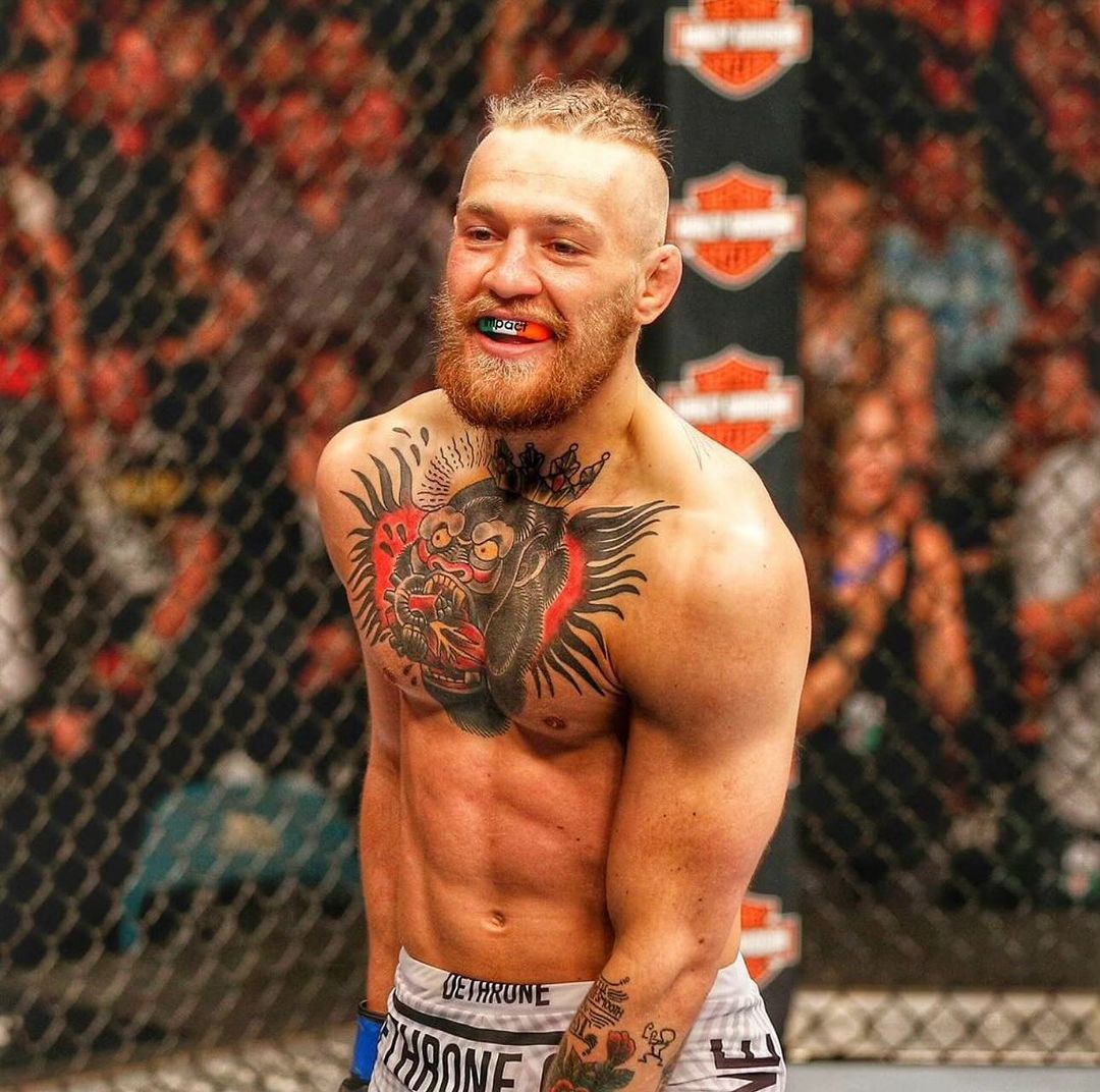 Conor McGregor during one of his UFC fights